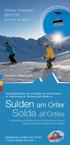 Das Skiparadies der hochalpinen Extraklasse im Nationalpark Stilfserjoch/Südtirol
