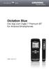 Dictation Blue Die App zum Digta 7 Premium BT für Android-Smartphones