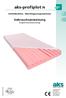 aks-profiplot n Antidekubitus - Weichlagerungsmatratze Gebrauchsanweisung (Original Gebrauchsanweisung)