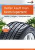 Reifen kauft man beim Experten!