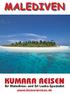 MALEDIVEN KUMARA REISEN. Ihr Malediven- und Sri Lanka-Spezialist www.kumarareisen.de