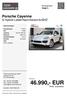 46.990,- EUR MwSt. ausweisbar. Porsche Cayenne S Hybrid Leder/Navi/Xenon/4xSHZ. Preis: TOM-71. TOM-Automobile.de GmbH Löbtauer Str. 64 D-01159 Dresden