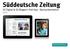 Süddeutsche Zeitung SZ Digital & SZ Magazin ipad App Basispräsentation. Juli 2012