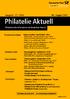 Philatelie Aktuell, das Informationsblatt der Deutschen Post PHILATELIE Ausgabe15-2010