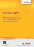 MOBILE APP. MDE Mobile Datenerfassung für kommunale Betriebe und öffentliche Einrichtungen. Mehr Informationen auf www.infoma.de