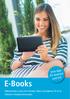 E-Books. Lese-App für Android und ios. Elektronisches Lesen mit E-Reader, Tablet, Smartphone, PC & Co. Inklusive Cloudsynchronisation 1