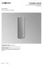 VIESMANN VITOCELL 100-B Stehender Speicher-Wassererwärmer mit 1 Elektro-Heizeinsatz-EHE und 1 Heizwendel, 300 Liter Inhalt