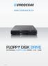 BENUTZERHANDBUCH FLOPPY DISK DRIVE EXTERNAL FLOPPY DISK DRIVE / 3.5 / USB. Rev. 906
