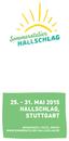 25. - 31. MAI 2015 HALLSCHLAG, STUTTGART