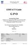 EDIFACT Guide zur GPO - Nachricht Abbruch am Ausgang einer MRN German Port Order. EDIFACT Guide G P O