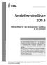 Betriebsmittelliste 2013
