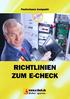 Fachwissen kompakt: RICHTLINIEN ZUM E-CHECK