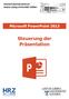Microsoft PowerPoint 2013 Steuerung der Präsentation
