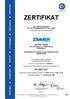 ZERTIFIKAT. Zimmer GmbH Am Glockenloch 2, 77866 Rheinau Deutschland ISO 50001:2011
