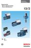 13/2. Regelventile Servo solenoid valves Servo-distributeurs. Industriehydraulik Industrial Hydraulics Hydraulique industrielle