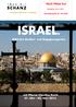 ISRAEL. Noch Plätze frei. Biblische Studien- und Begegnungsreise. Anmeldung bis 15. Juli 2013
