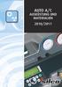 AUTO A/C AUSRÜSTUNG UND MATERIALIEN 2010/2011