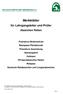 Merkblätter. für Lehrgangsleiter und Prüfer. Abzeichen Reiten