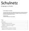 Schulnetz. Anregungen zur Struktur. Inhalt. Liebe Kolleginnen und Kollegen,
