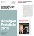 anzeiger Anzeigen Preisliste 2016 buecher.at anzeiger Das österreichische Branchenmagazin Das Magazin für der österreichischen Buchbranche.