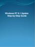 Windows RT 8.1 Update Step-by-Step Guide