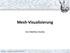 Mesh-Visualisierung. Von Matthias Kostka. Visualisierung großer Datensätze
