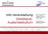 Info-Veranstaltung ERASMUS- Auslandsstudium