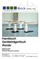 Handbuch Geräteträgertisch Rondo Handbuch ab 2012 Stand: Juni 2012 Technische Änderungen vorbehalten!