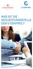 WAS IST DIE SCHLICHTUNGSSTELLE DER E-CONTROL?