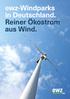 ewz-windparks in Deutschland. Reiner Ökostrom aus Wind.