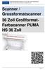 Scanner / Grossformatscanner 36 Zoll Großformat- Farbscanner PUMA HS 36 Zoll