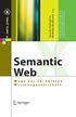 Inhaltsverzeichnis Semantic Web Geschichte und Ausblick einer Vision...1 Klaus Tochtermann, Hermann Maurer
