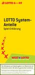 LOTTO System- Anteile