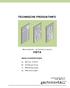 TECHNISCHE PRODUKTINFO