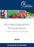 Kursprogramm Prävention