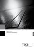 TECEdrainline. Technische Informationen