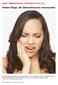 Sieben Dinge, die Zahnschmerzen verursachen