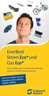 EnerBest Strom Eco und Gas Eco. Jetzt zu EnerBest Gas Eco + wechseln und 100 Bonuspunkte