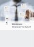 1 Windows Versionen 10, 8 und 7