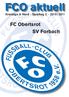 FCO aktuell. Kreisliga A Nord - Spieltag 2-2010 / 2011. FC Obertsrot SV Forbach