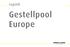 Logistik. Gestellpool Europe