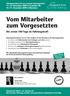 Vom Mitarbeiter zum Vorgesetzten