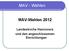 MAV-Wahlen 2012 Landeskirche Hannovers und den angeschlossenen Einrichtungen