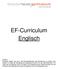 EF-Curriculum Englisch