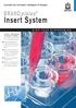 Insert System. BRANDplates. Innovativ bis ins Detail, intelligent im Design!