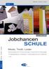Jobchancen SCHULE. Mode, Textil, Leder. Mode, Textil, Leder. Mode, Textil, Leder