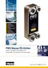 PWO Wasser/Öl-Kühler. Leicht, kompakt und effizient für industrielle und maritime Anwendungen