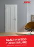 GANZ IN WEISS. Weißlackierte - Türelemente von Kunex