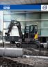 VOLVO-BAGGER ECR58D. 5,7-7,0 t 50 PS