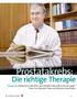 Prostatakrebs: Die richtige Therapie